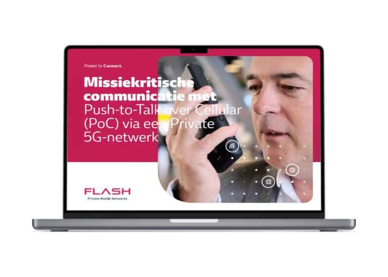 Whitepaper over missiekritische communicatie met push-to-talk via een privaat 5G-netwerk